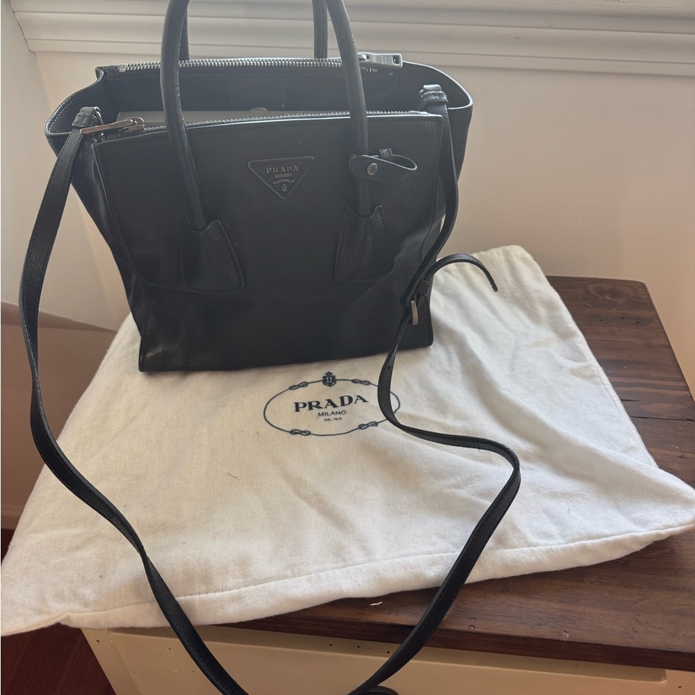 Prada Black Leather Handbag